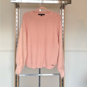 Marc New York Soft Pink Crew Neck Sweater